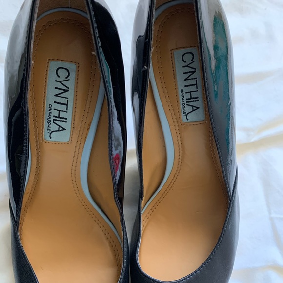 Cynthia Rowley black heels, - Picture 4 of 5